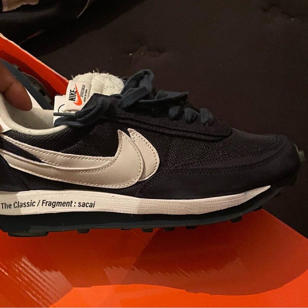 Navy Blue Waffle Nikes